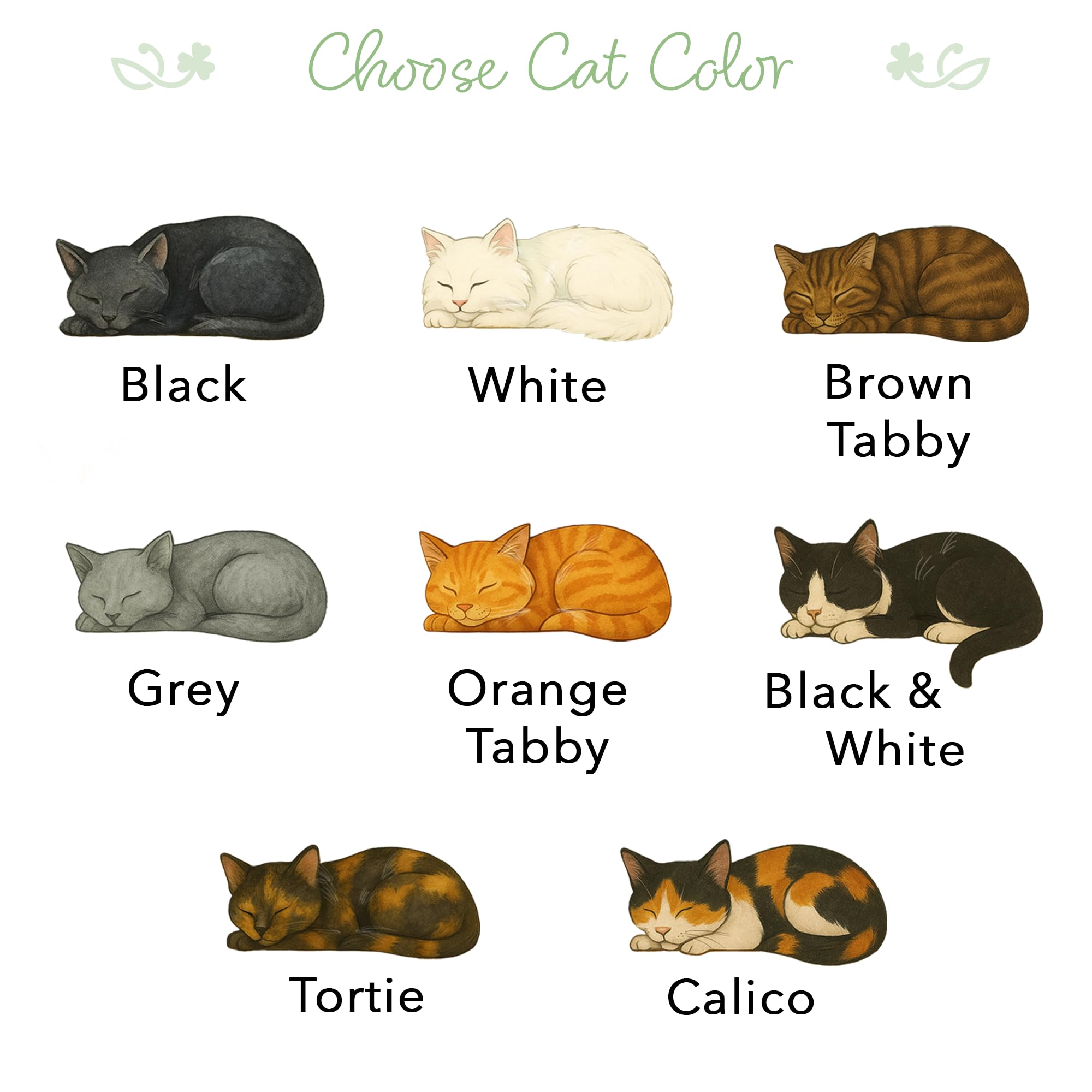 Celtic Cat Bookmark – Durable Acrylic Sleeping Cat Design with Gold Tassel