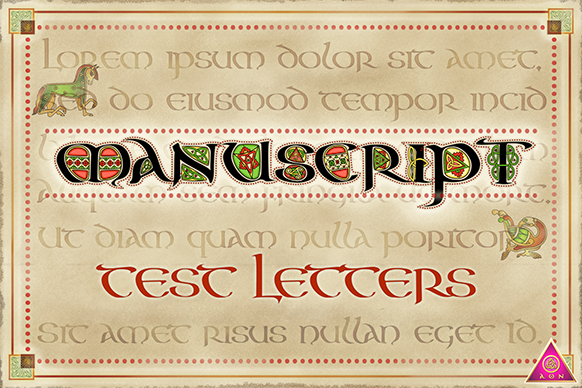 AON Manuscript Font- sample letters for testing