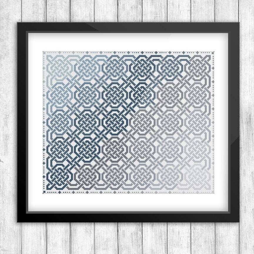 Celtic Cross Stitch - Irish Embroidery Pattern | St Patrick's Gift Quilt
