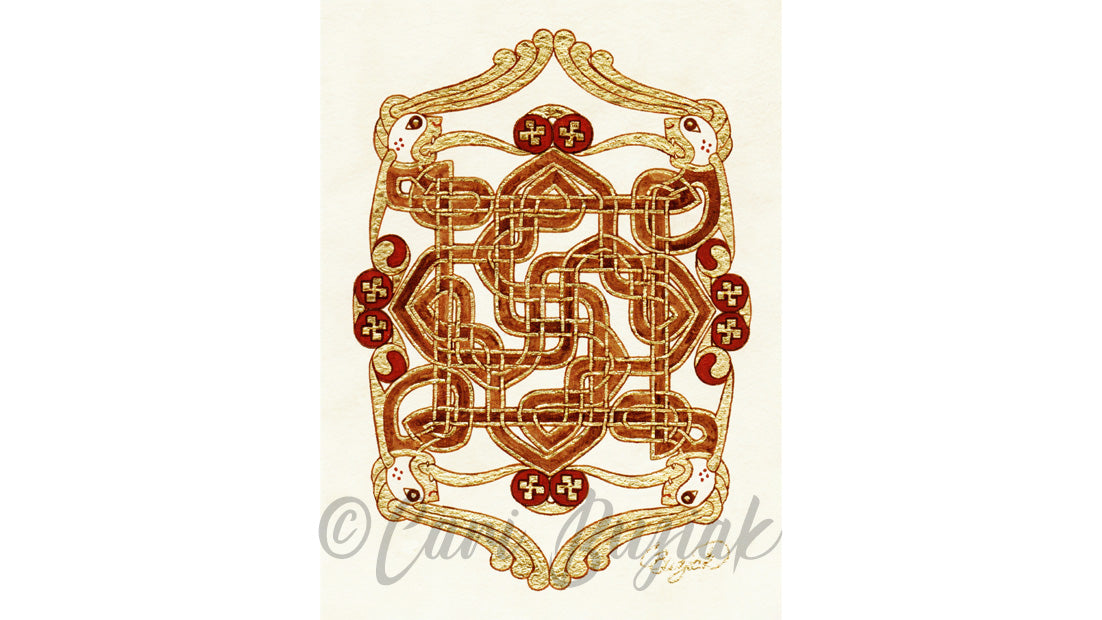 Antique Celtic Lions