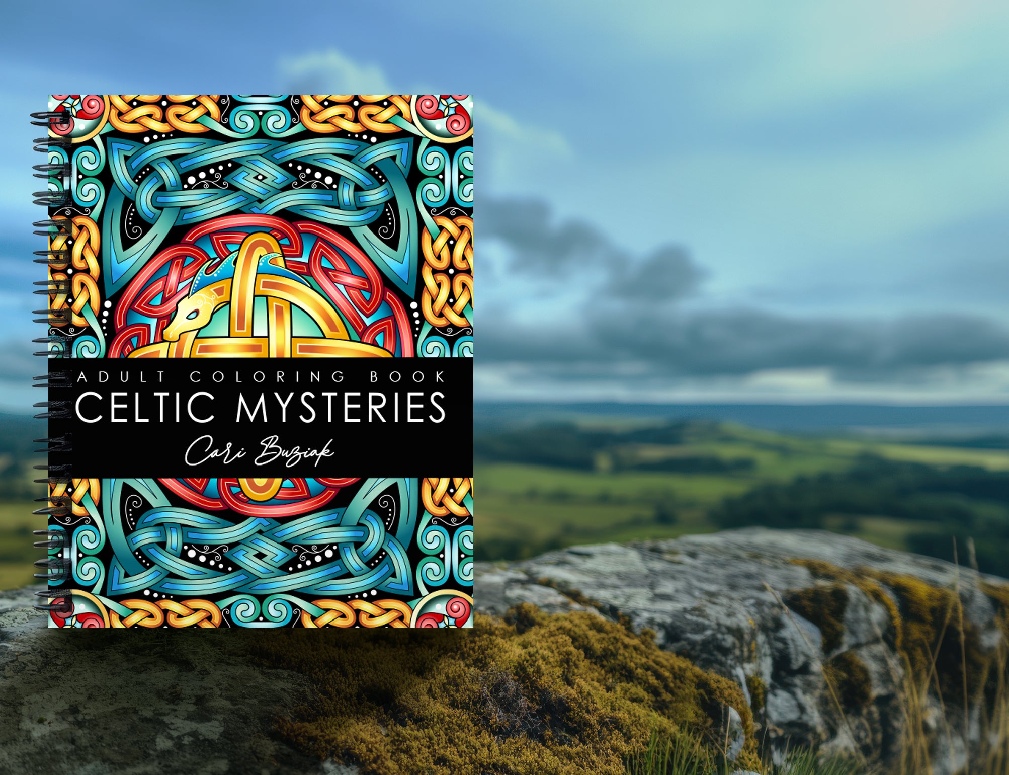 a book sitting on top of a rock