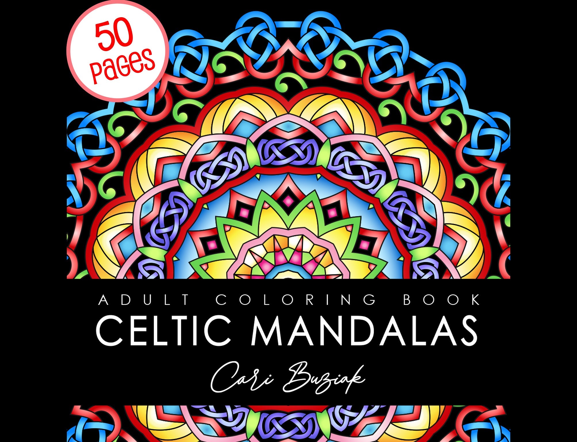 the adult coloring book celtic mandals is out now