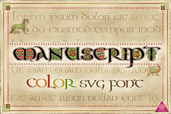 a picture of an old fashioned font with a horse on it