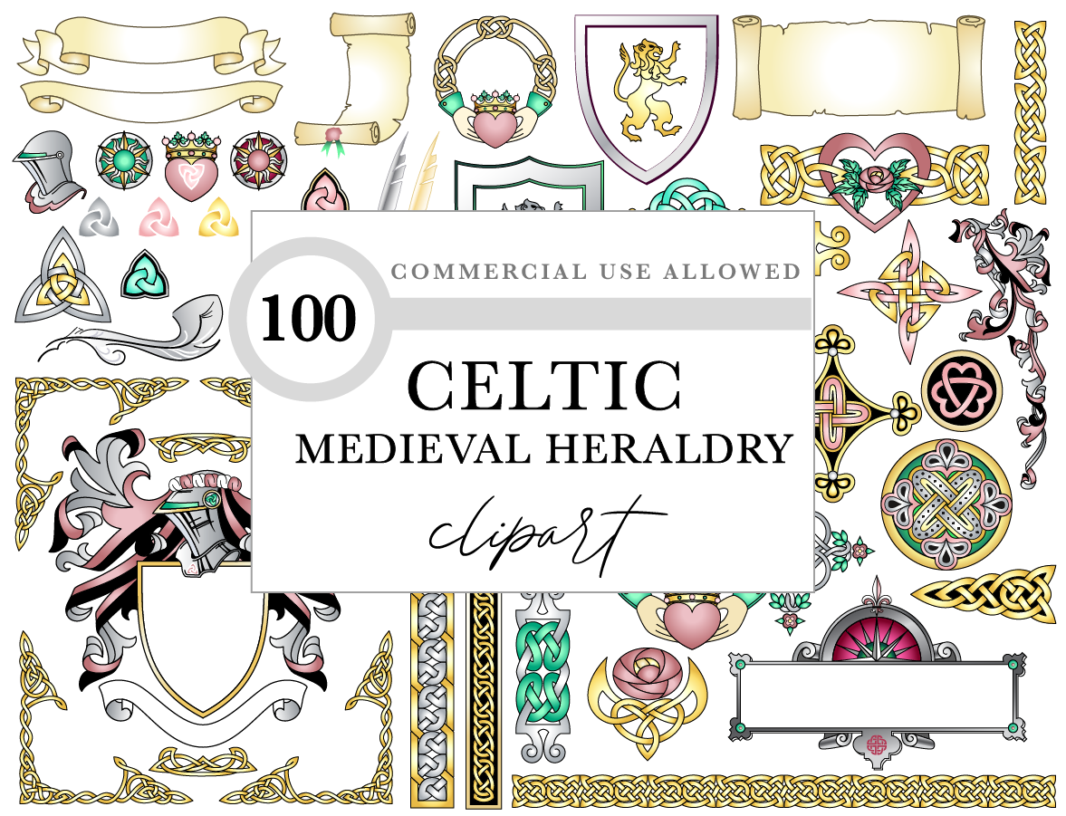 a large collection of medieval and medieval emblems