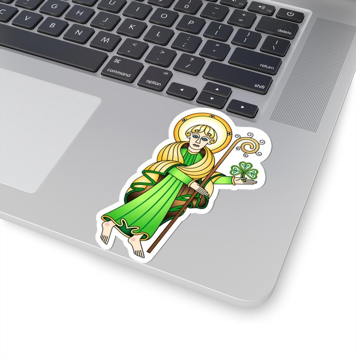 Saint Patrick Sticker - Irish Vinyl Decal | Glossy Scratch Resistant Vinyl