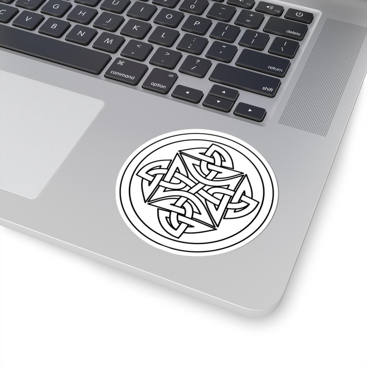 Celtic Knot Mandala - Intricate Braided Circle Design Vinyl Sticker