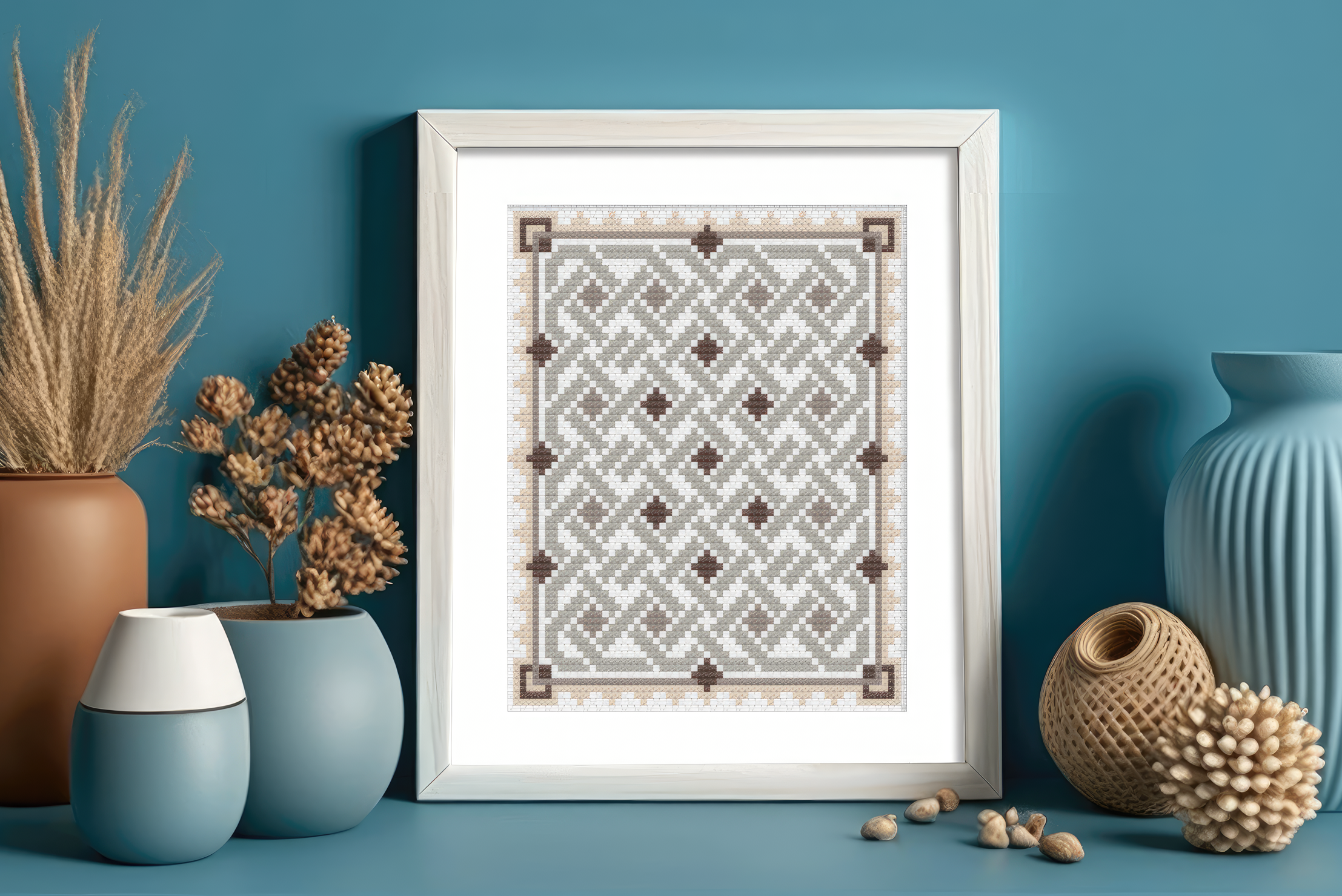 Celtic Cross Stitch - Traditional Irish Embroidery Pattern | 14 Count Aida PDF Chart