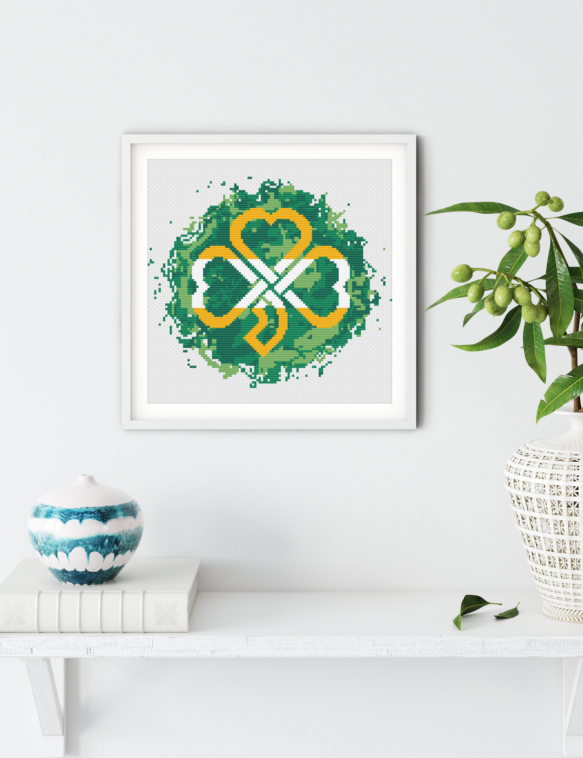 Celtic Cross Stitch Paddy Pack Patterns - Irish Embroidery Gift PDF Set