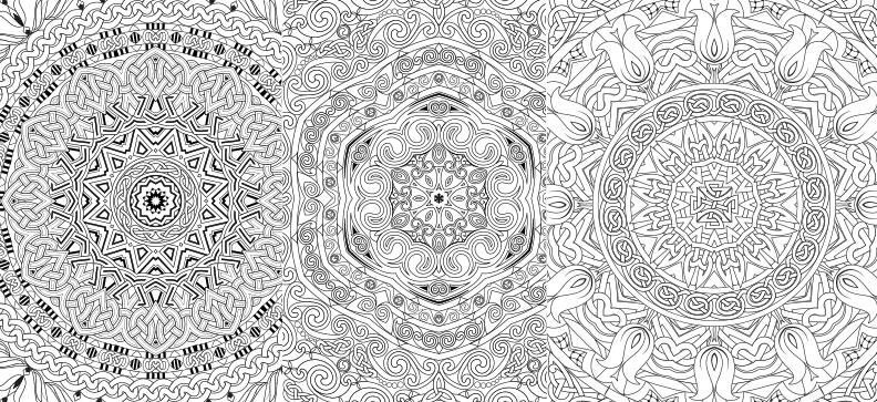 a black and white image of a pattern