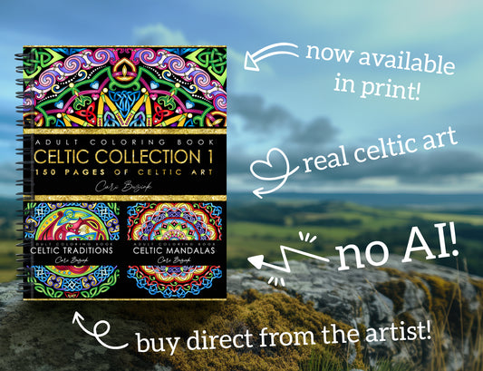 Celtic Coloring Book - Deluxe Edition with Thick Paper | Intricate Celtic Knot Artwork & Adult Pages