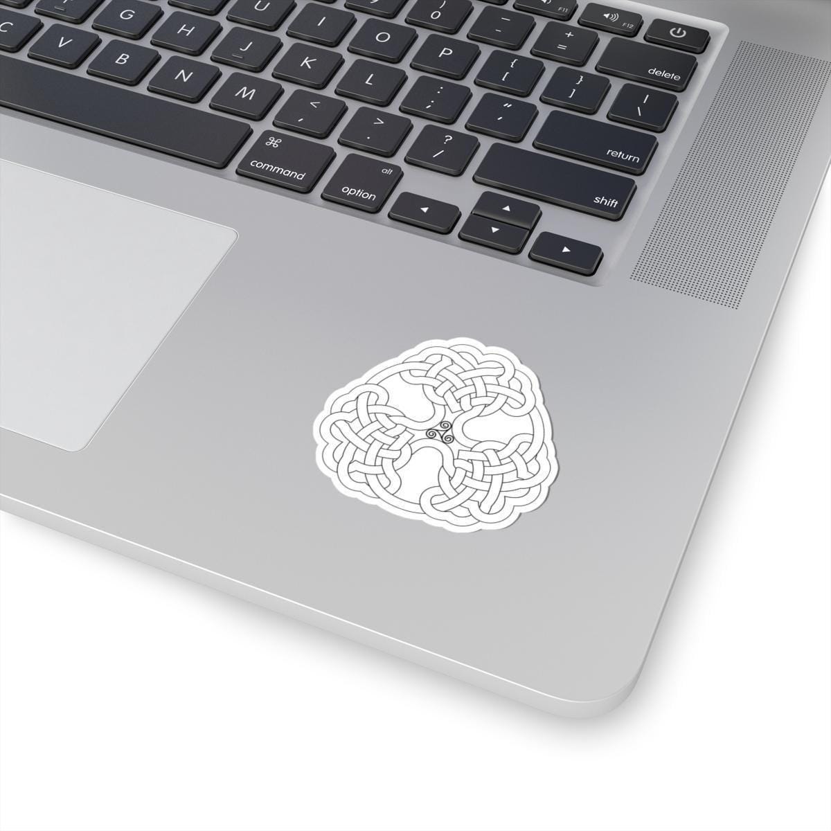 Celtic Trinity Tree Sticker – Glossy Vinyl Decal With Intricate Knotwork Design