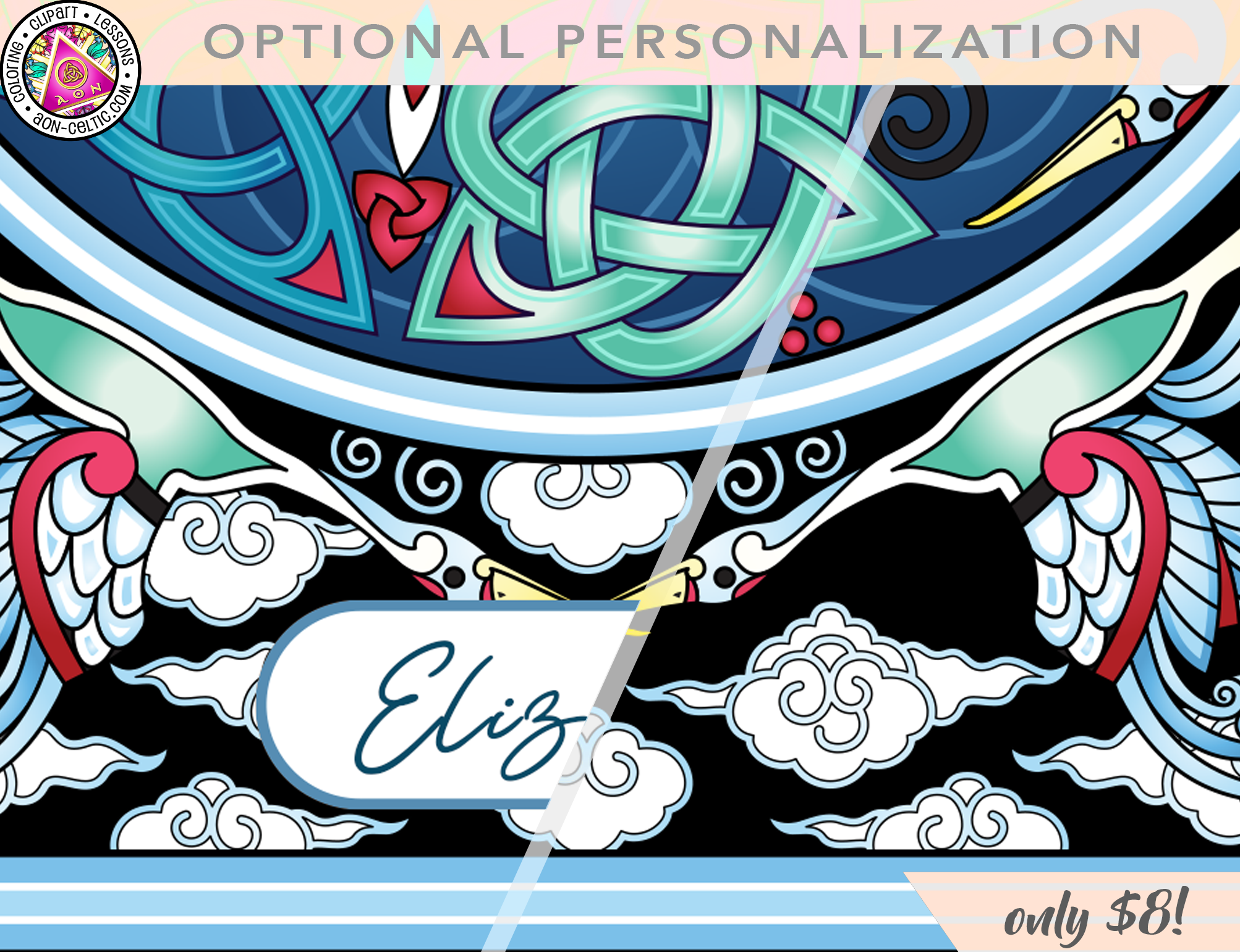 a picture of a bird flying through the sky