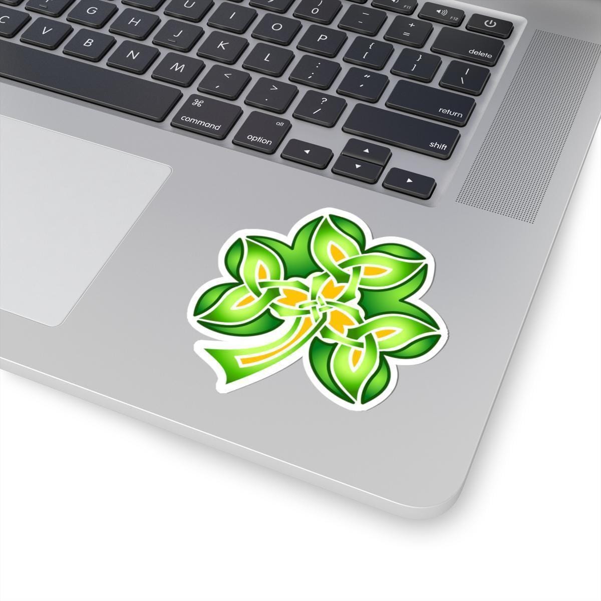 Four Leaf Clover Sticker - Glossy Vinyl Decal | Lucky Shamrock Celtic Art