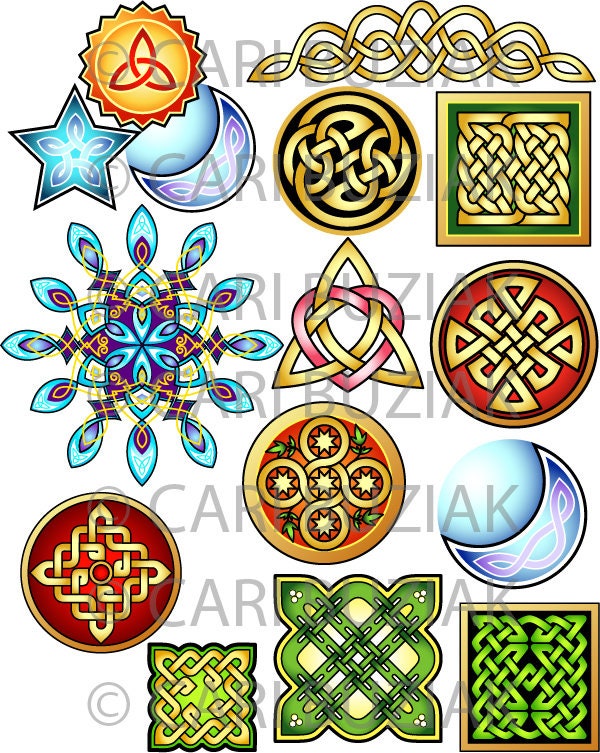 Celtic Knot Clipart - Wedding Invitation Clipart With Knotwork Braids Art & Transparent PNG