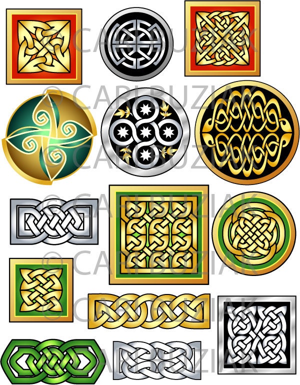 Celtic Knot Clipart - Wedding Invitation Clipart With Knotwork Braids Art & Transparent PNG