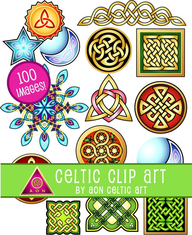 Celtic Knot Clipart - Wedding Invitation Clipart With Knotwork Braids Art & Transparent PNG