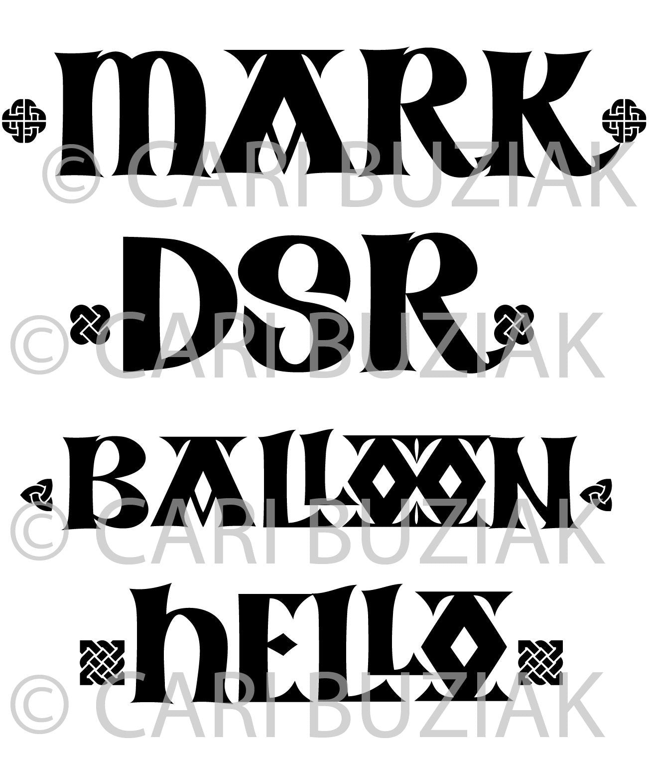 CELTIC FONT - Aon Stout, INVITATIONS, Opentype svg, Irish Wedding Stationary, Celtic Font, Celtic Lettering, Celtic Calligraphy Uncial