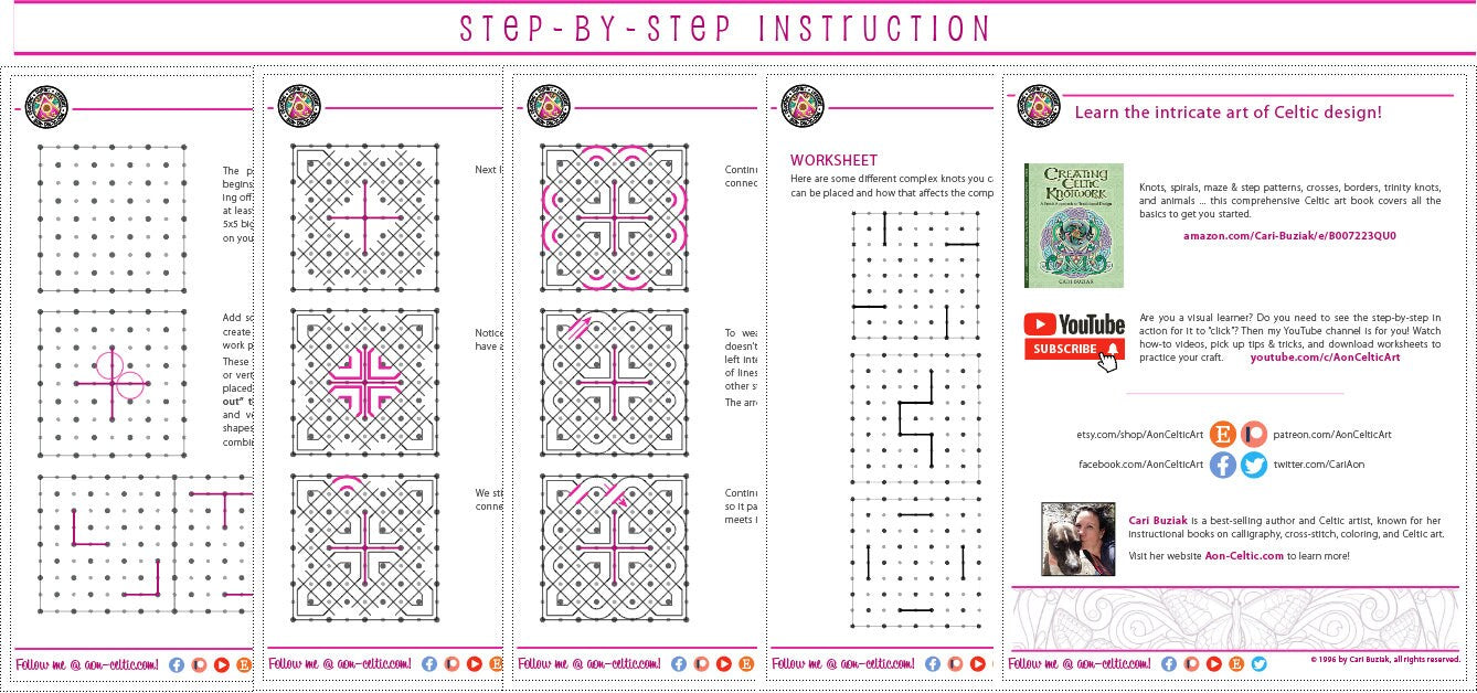 Complex Celtic Knots - Learn Celtic Art Tutorial | Drawing Intricate Knot Designs PDF