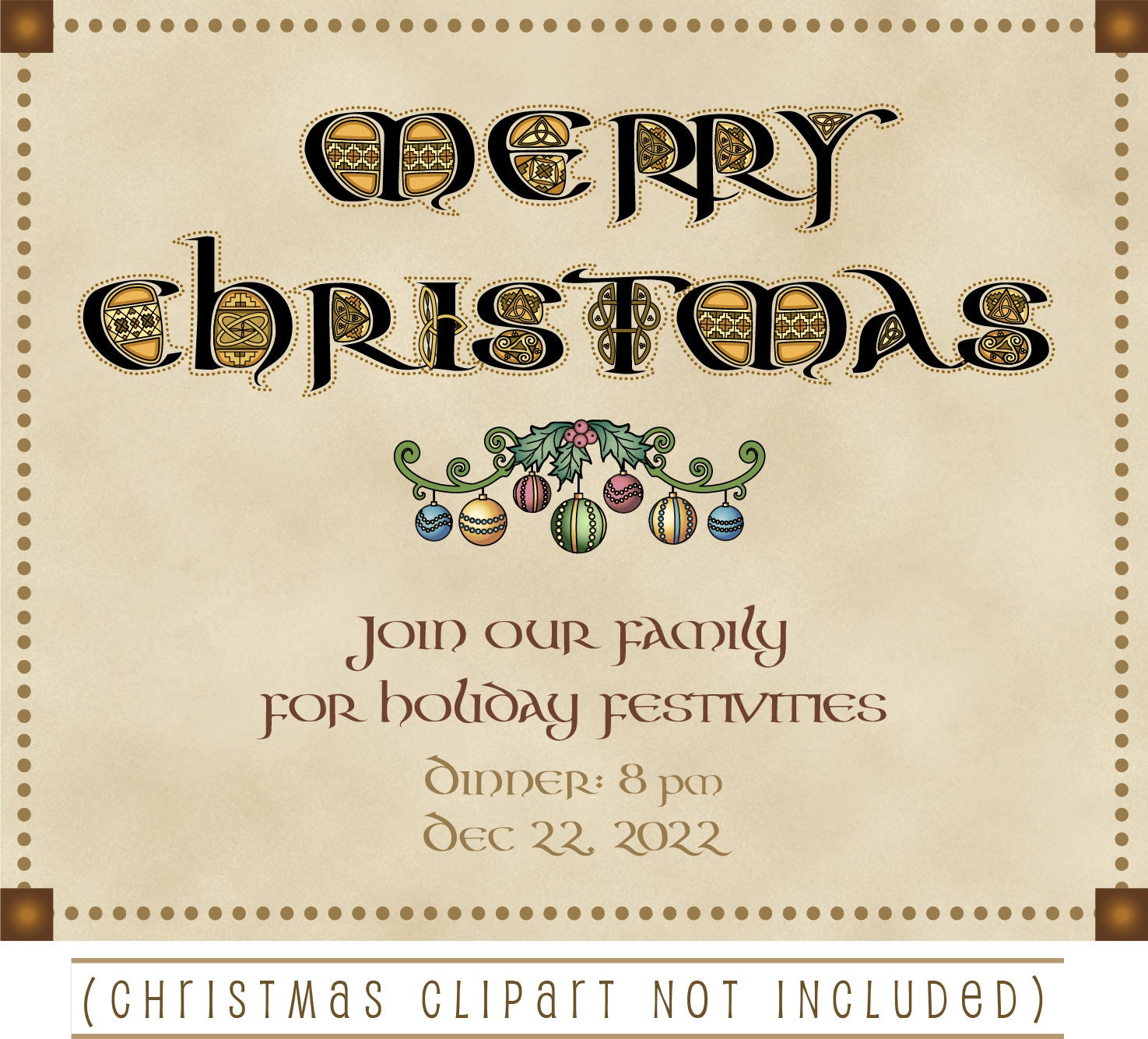 CELTIC Color FONT - Aon Manuscript Antique, INVITATIONS, Opentype svg, Irish Wedding Stationary, Celtic Font, Lettering, Celtic Calligraphy