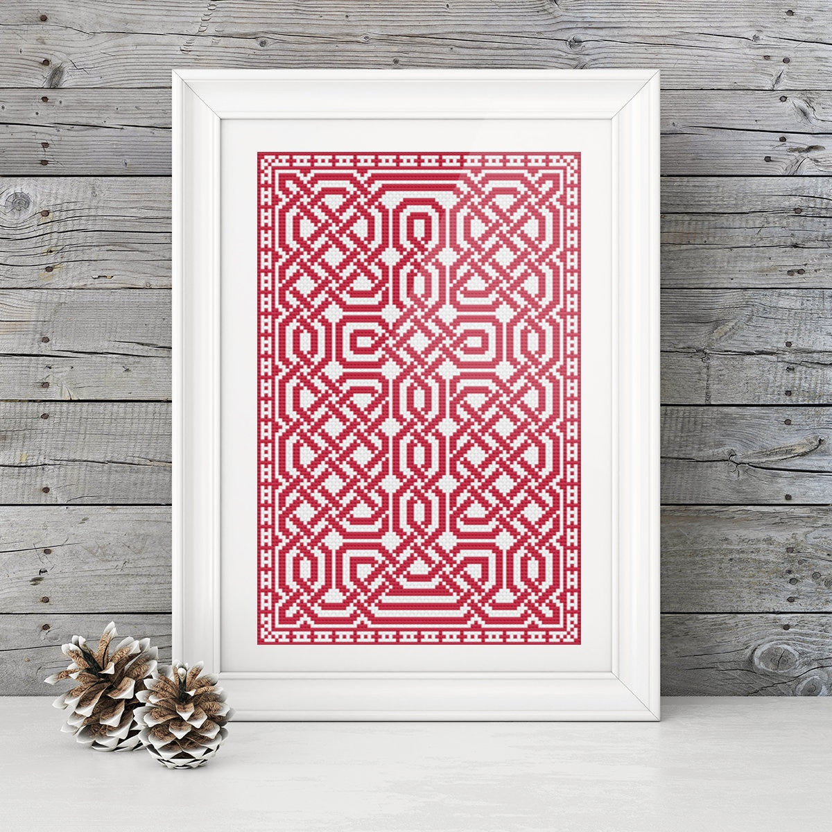 Celtic Cross-Stitch Pattern – Irish Knotwork Design | St Patricks Day Gift