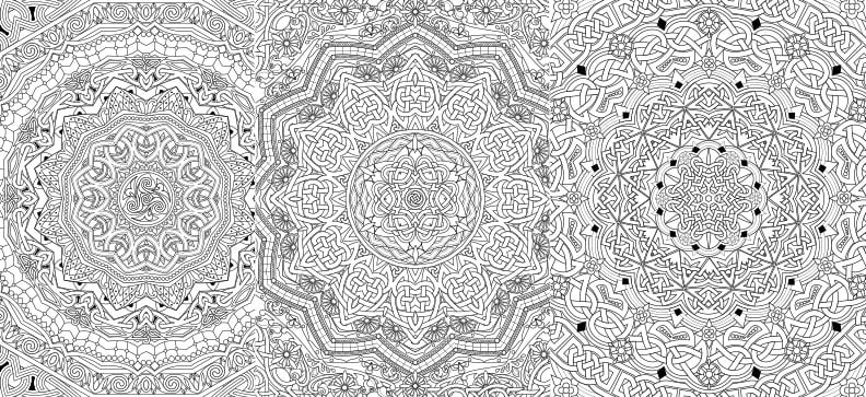 Celtic Coloring Book - Intricate Celtic Patterns & Meditation Pages for Adults