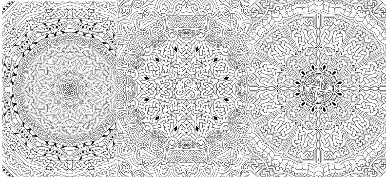 Celtic Coloring Book - Intricate Celtic Patterns & Meditation Pages for Adults