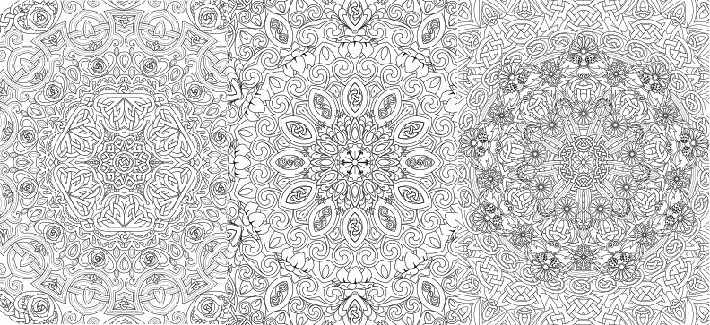 Celtic Coloring Book - Intricate Celtic Patterns & Meditation Pages for Adults