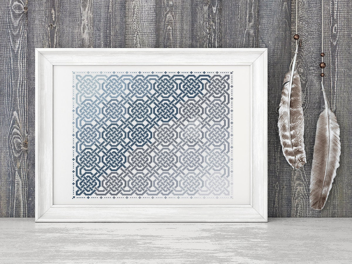 Celtic Cross Stitch Pattern - Irish Embroidery Quilt | St Patrick's Gift