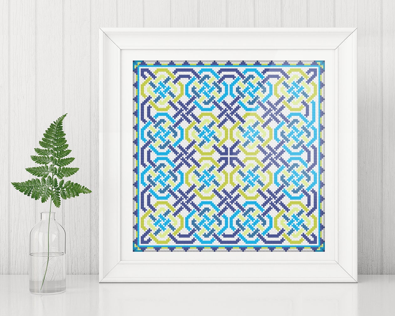 Celtic Cross Stitch Pattern – Irish Embroidery Design | PDF Chart for St Patricks Day Gift