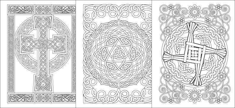 Celtic Coloring Book – Meditation Coloring Book With Intricate Knotwork Designs