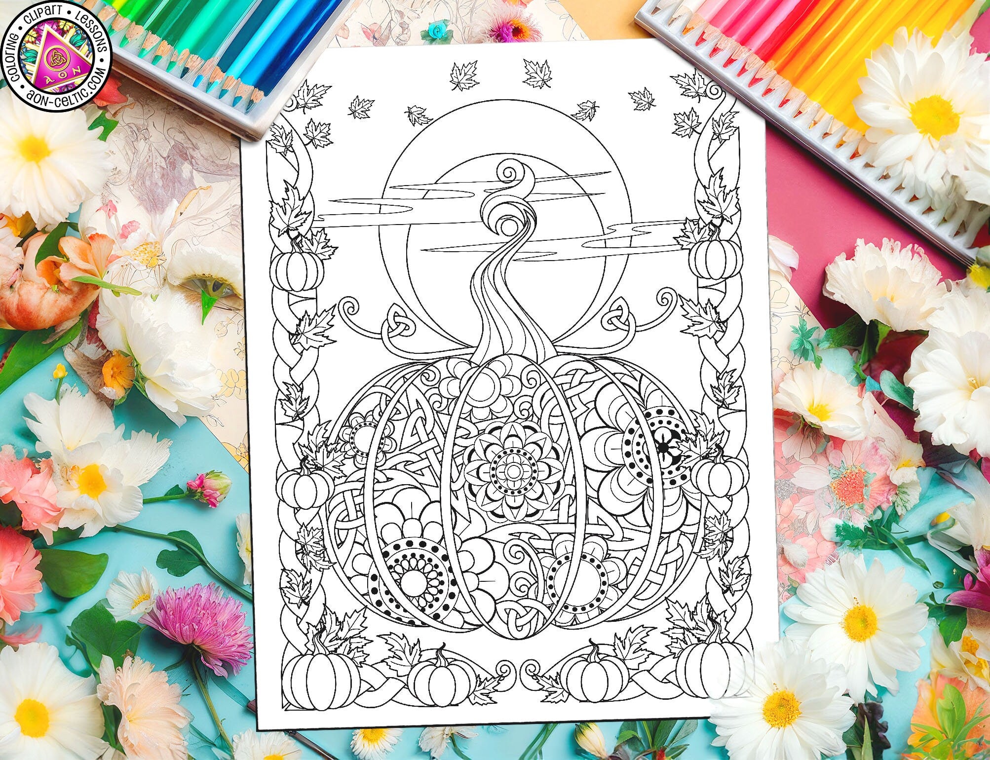 a printer with a picture of a flower on it