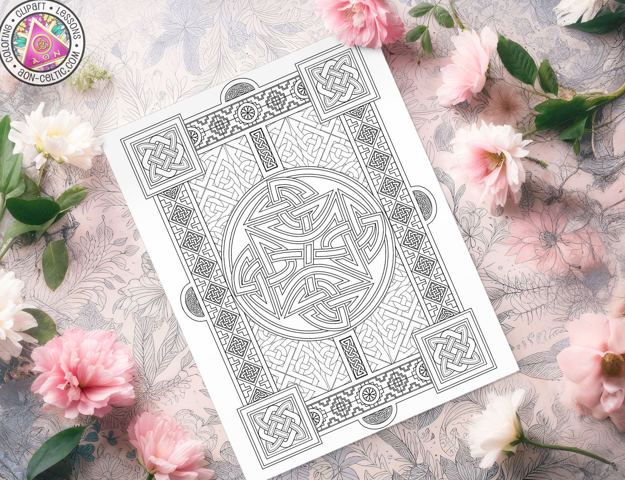 Celtic Coloring Book – St Patricks Coloring PDF With Traditional Celtic Knot Designs