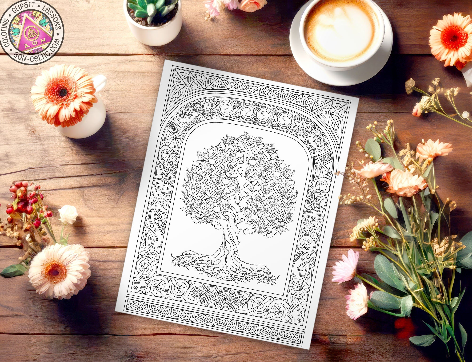 Celtic Coloring Book - Tree of Life Coloring with Irish Knotwork & Mandalas PDF