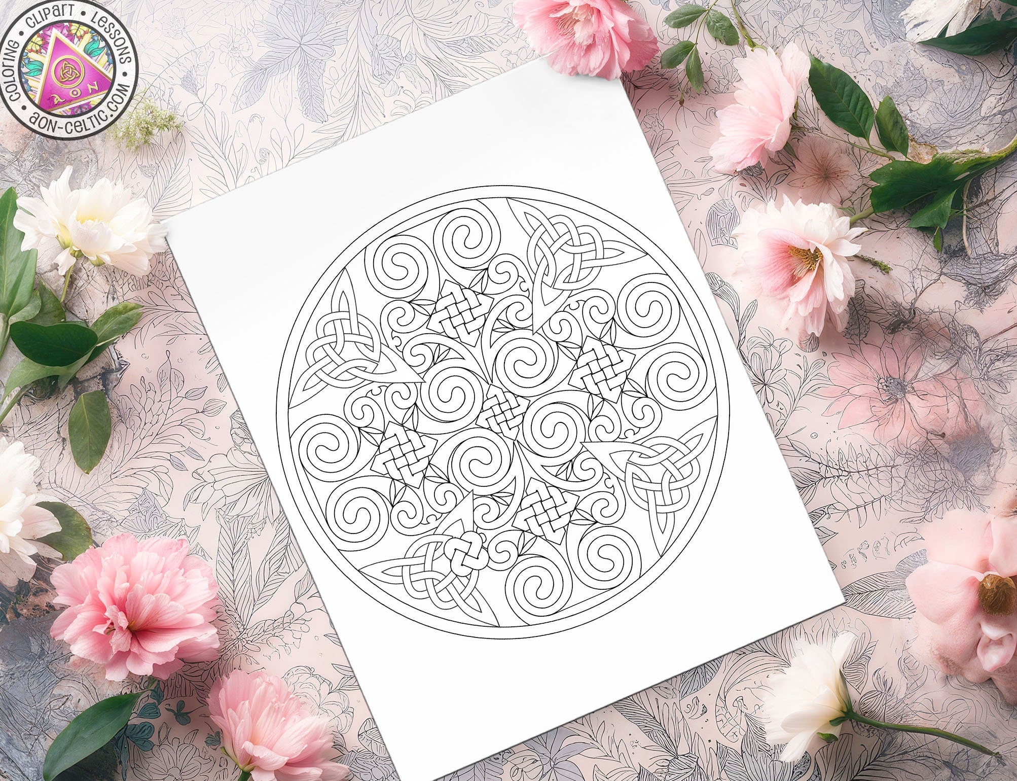 Celtic Coloring Book - Intricate Celtic Knots & St Patrick's Day Art PDF