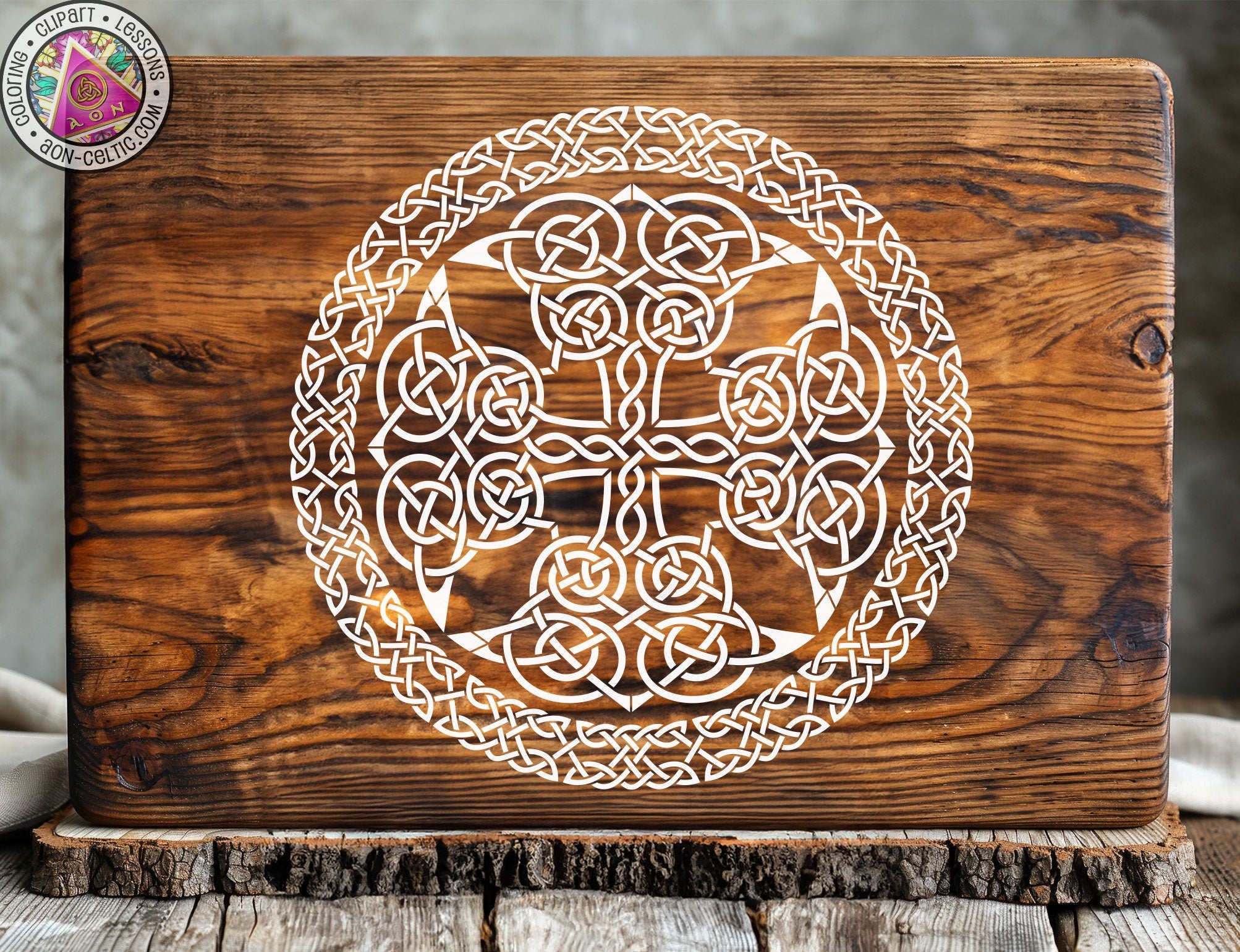 Celtic Vinyl Stencils - Tree of Life SVG Cut File for Cricut | Yggdrasil Art