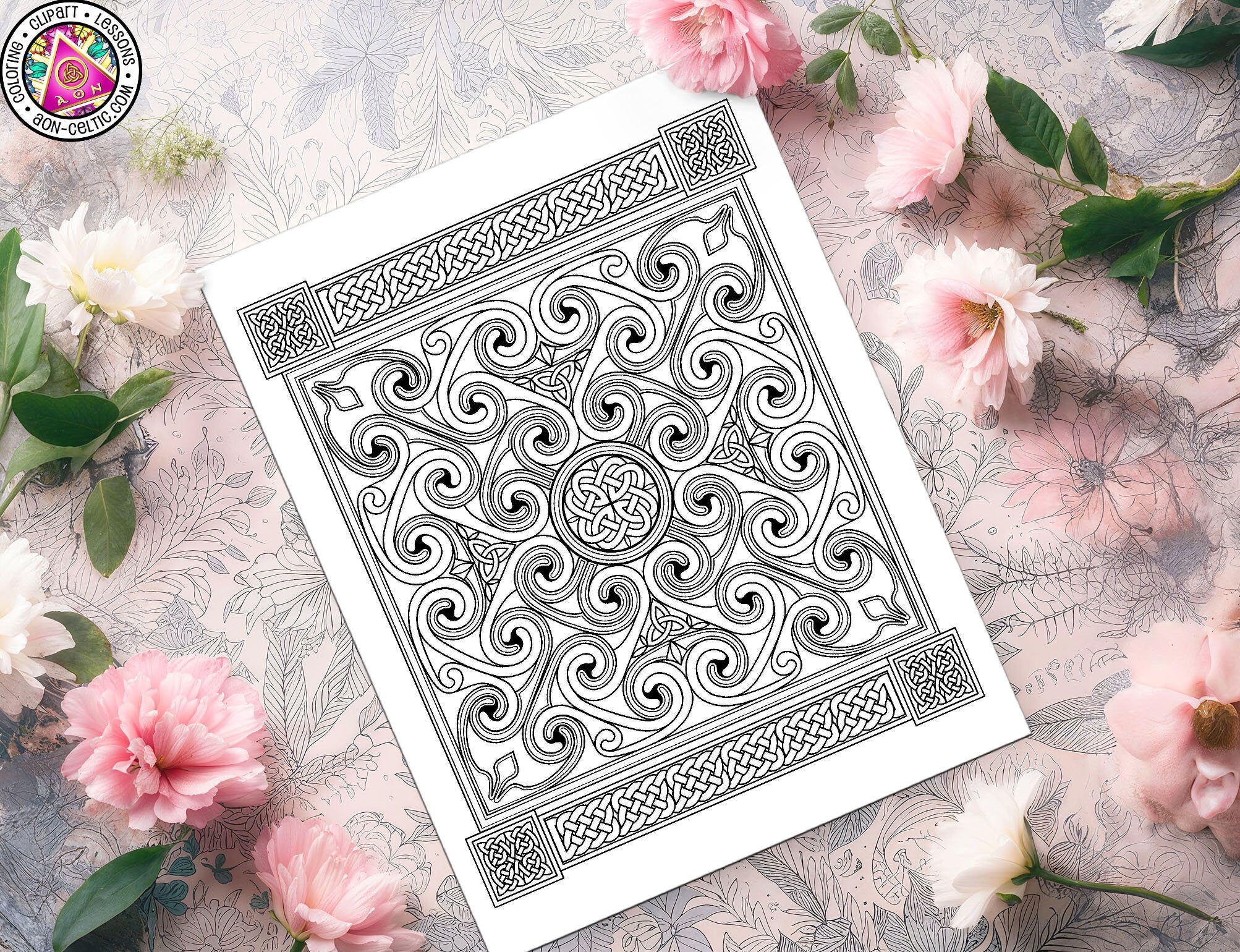 Celtic Coloring Book - Mandala Designs with Complex Knotwork & Spiral Art PDF