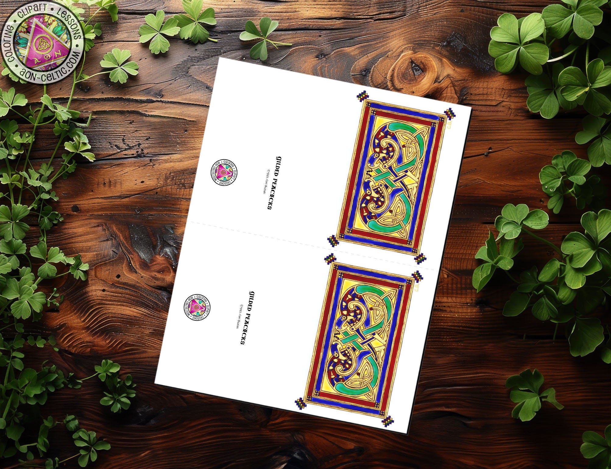 a close up of two envelopes on a table