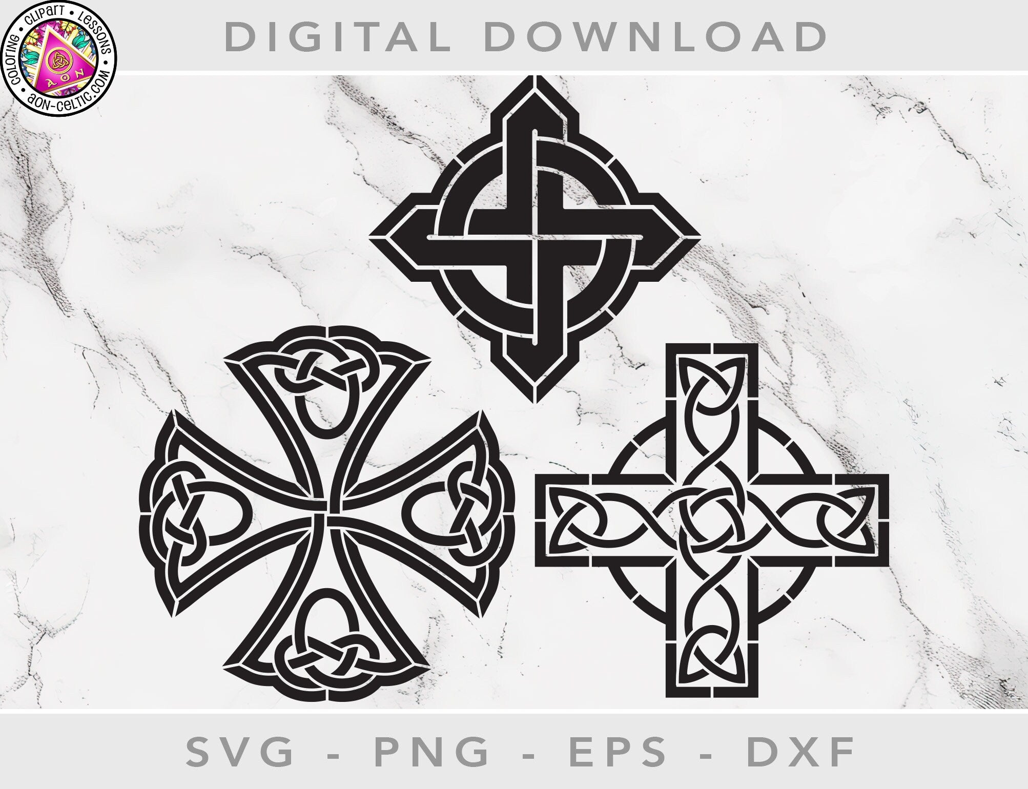 CELTIC STENCILS - CHRISTMAS Crosses 1 - Vinyl Svg, Celtic Svg Files Fo ...