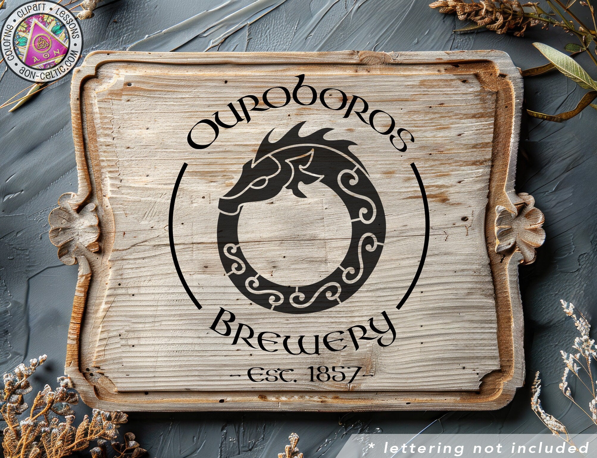 a wooden sign with a horse head on it