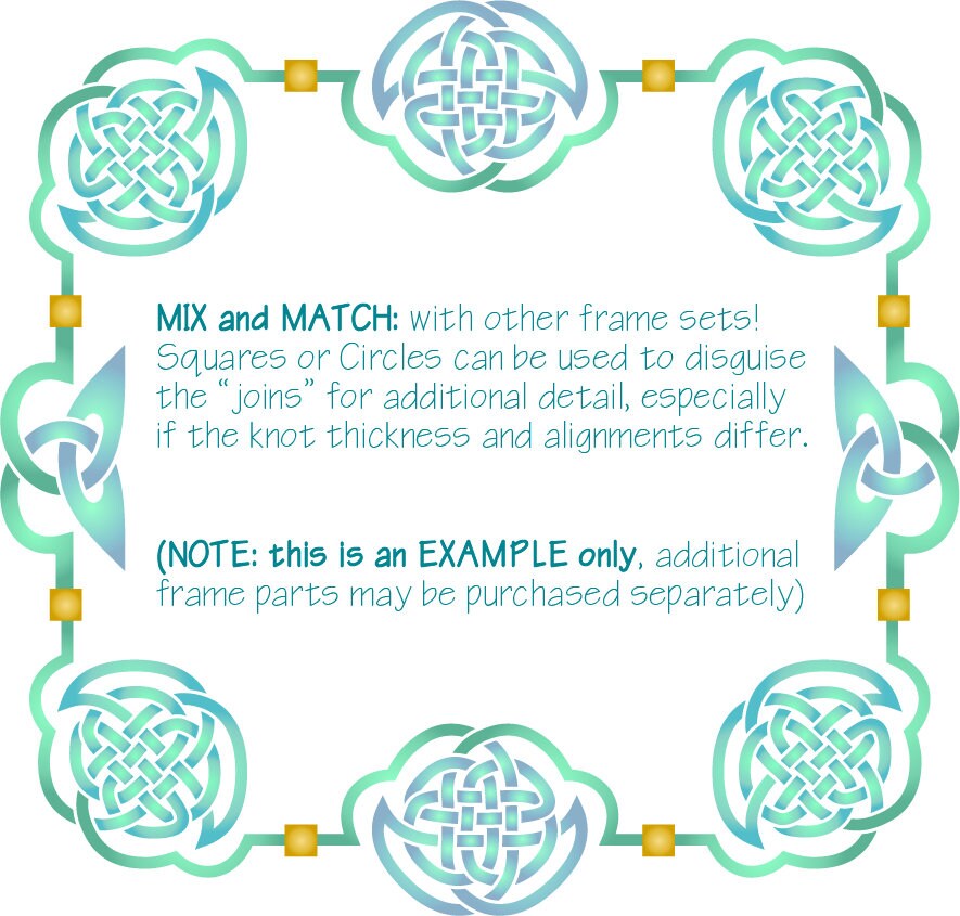 a blue and yellow frame with a poem written in it