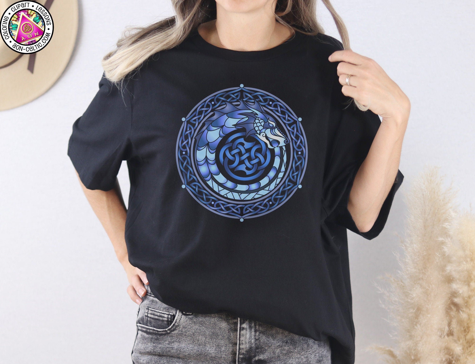 Celtic Ouroboros Shirt – Mythology Serpent Design | Irish Festival Clothing Tee