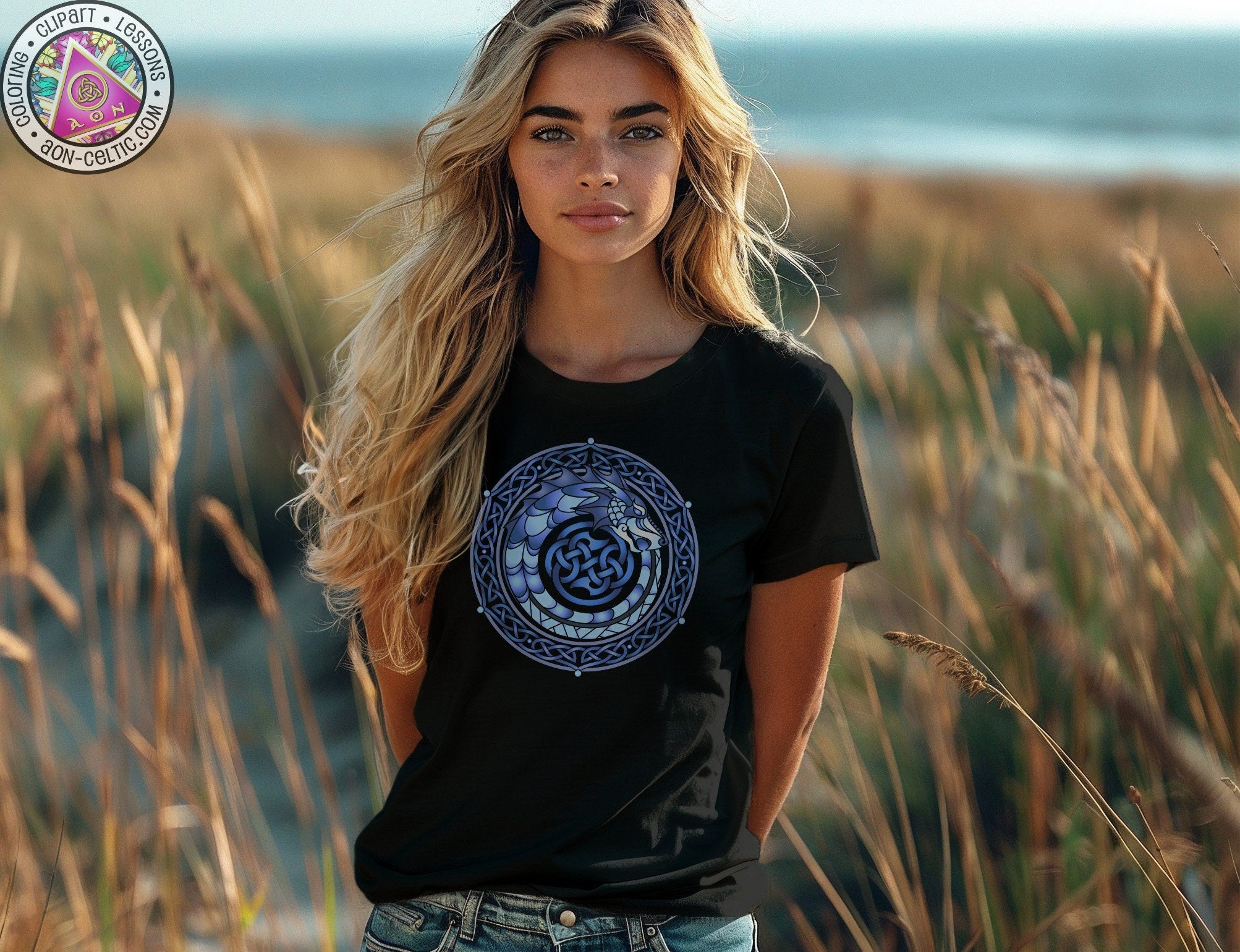 Celtic Ouroboros Shirt – Mythology Serpent Design | Irish Festival Clothing Tee