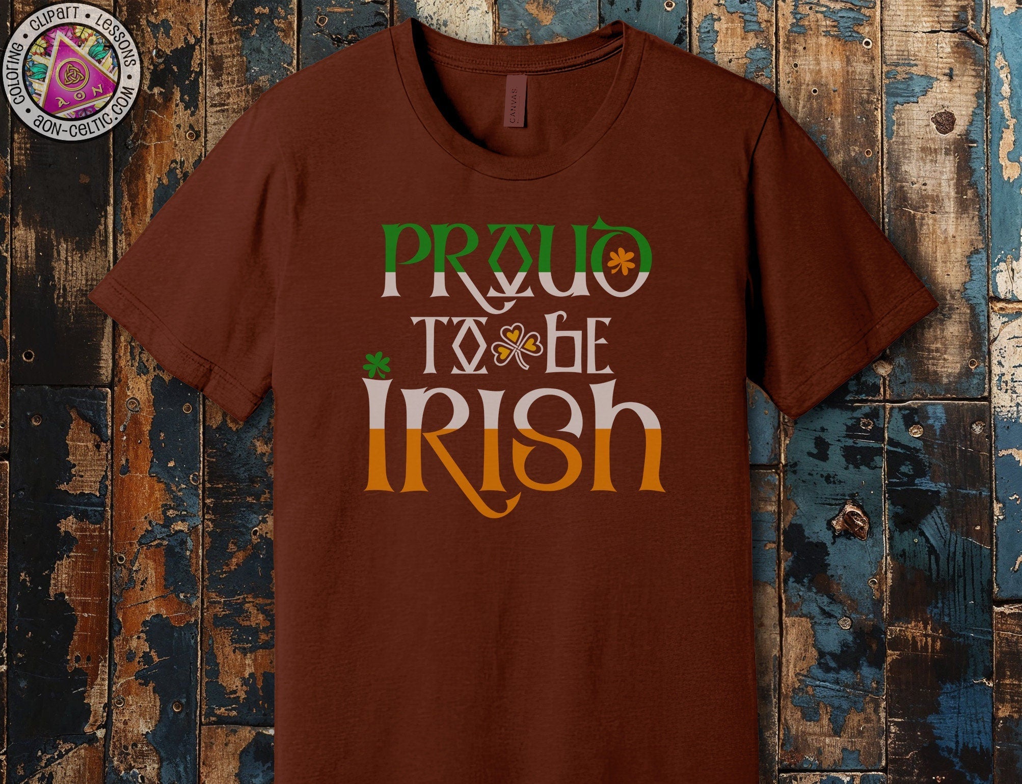 a t - shirt that says proud to be irish