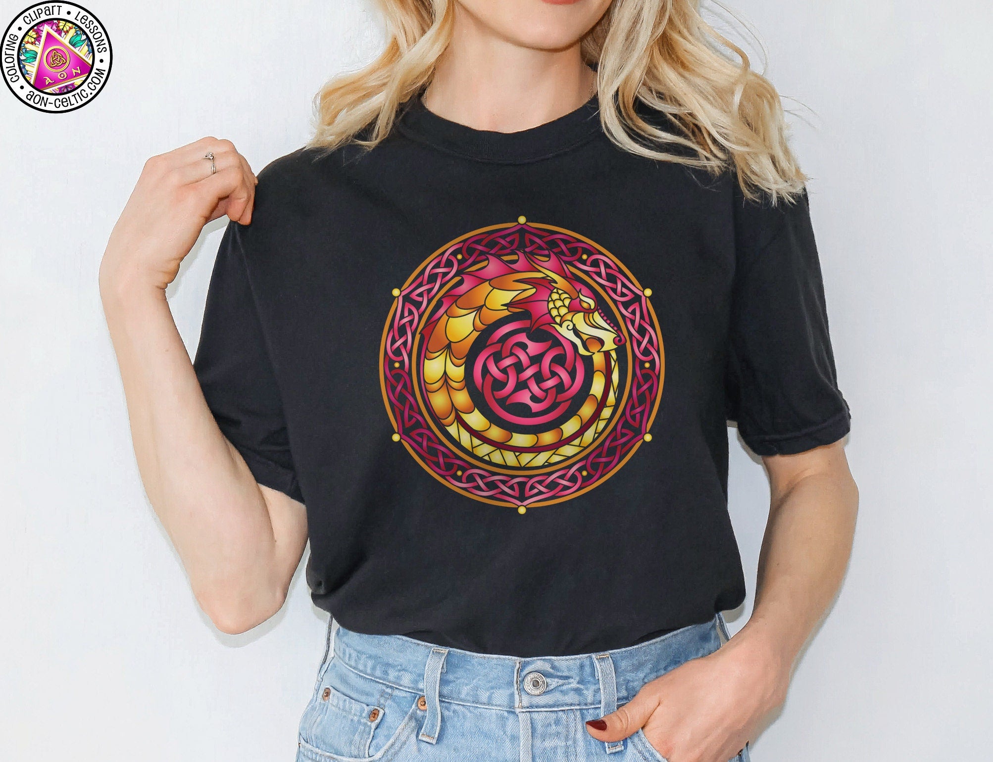 Celtic Ouroboros Shirt – Irish Pub Crawl Tee | Women's Celtic T-Shirt, Soft Cotton Comfort