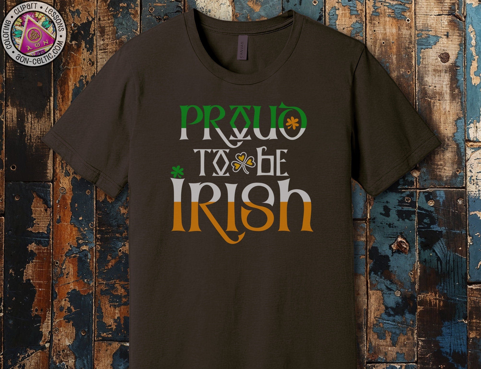 a t - shirt that says proud to be irish