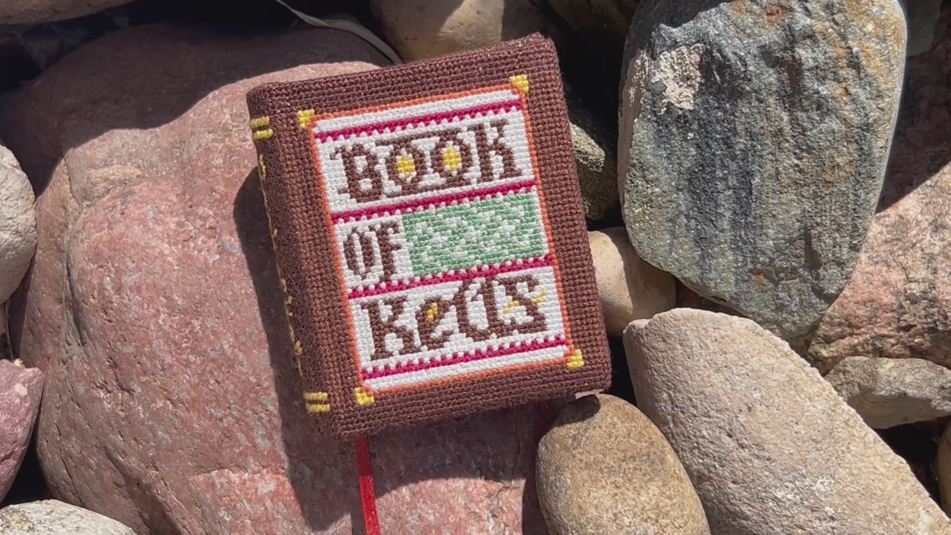 Hand Stitched Book – Mini Book of Kells PDF Pattern | Celtic Cross Stitch Craft